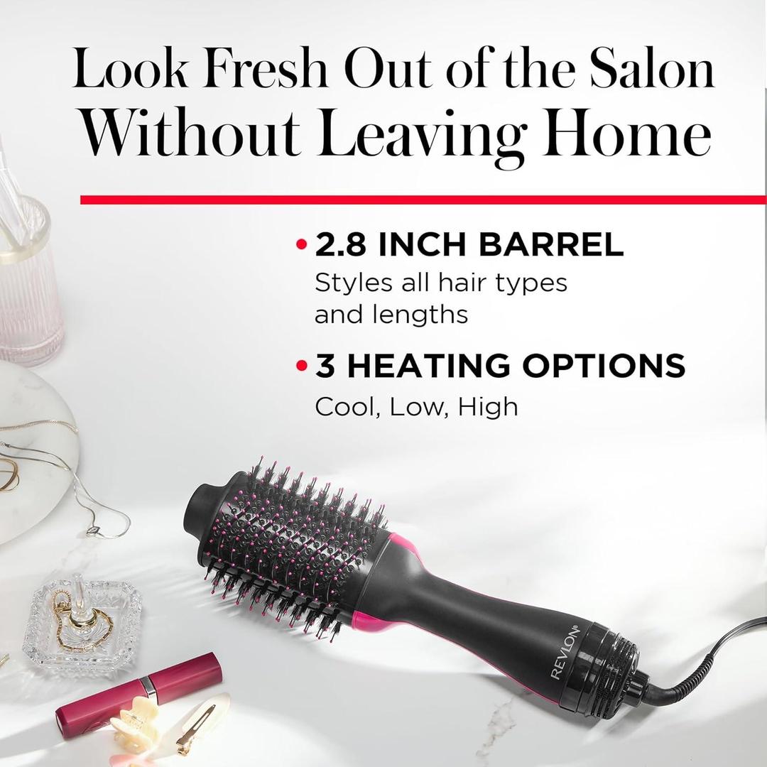 Salon Smooth Dryer Black Pink ABS Lightweight